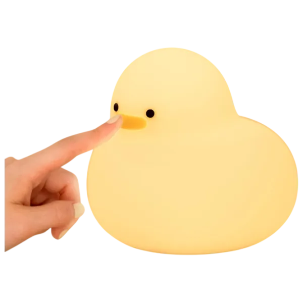 Ночник Hoco Silicone Lamp Duck Белый photo 5
