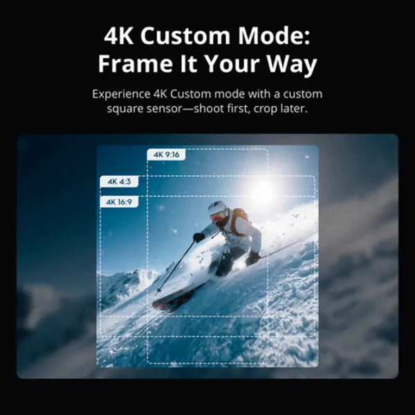 Экшн-камера DJI Action 6 Standard Combo 38 МП / 1950 мАч / Черный photo 9