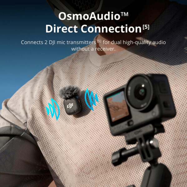 Экшн-камера DJI Action 6 Standard Combo 38 МП / 1950 мАч / Черный photo 11