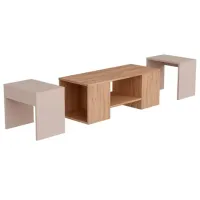 Set măsuțe de cafea Trendy Sartos GTR006176 Beige photo 2