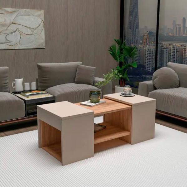 Набор журнальных столиков Trendy Sartos GTR006176 Бежевый photo 5