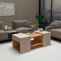 Set măsuțe de cafea Trendy Sartos GTR006176 Beige photo 5