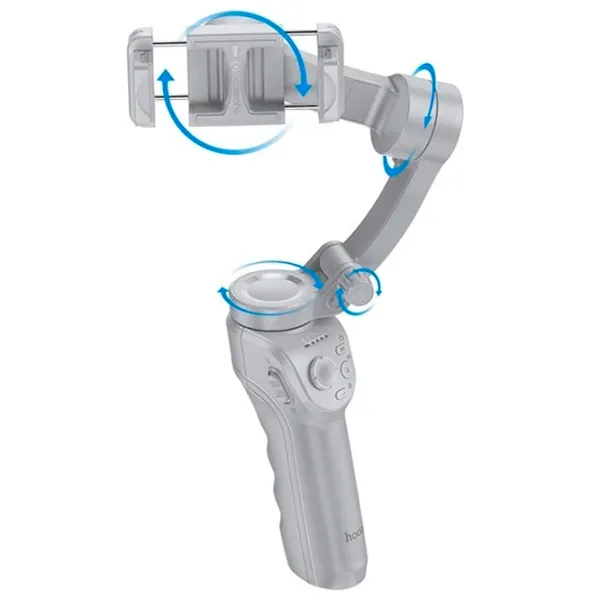 Стабилизатор Hoco K24 Support 3-axis smart gimble Bluetooth / Белый photo 2