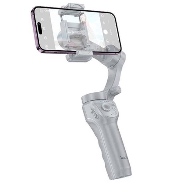 Стабилизатор Hoco K24 Support 3-axis smart gimble Bluetooth / Белый photo 4