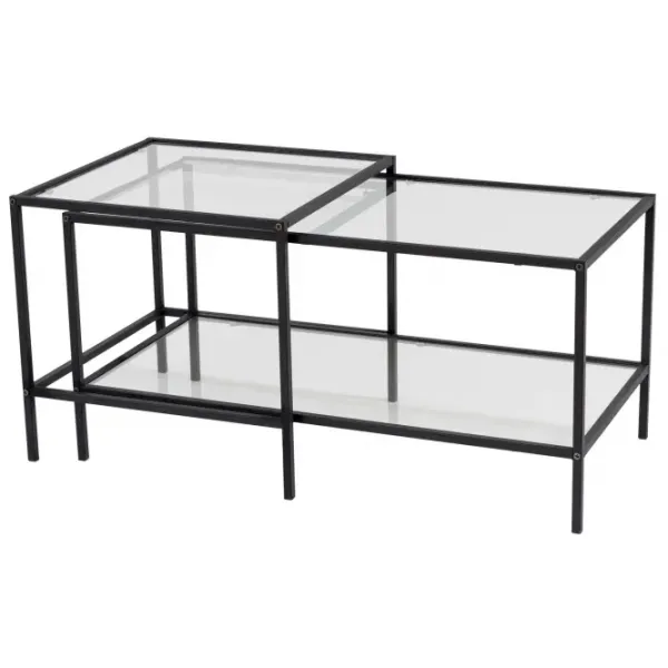Набор журнальных столиков Trendy Sevay GTR006177 Черный photo 6