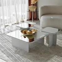 Set măsuțe de cafea Trendy Jazz GTR000883 White photo 2