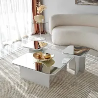 Set măsuțe de cafea Trendy Jazz GTR000883 White photo 6