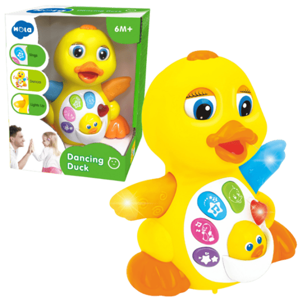 Развивающий набор Hola Toys Funny Toys Dancing Duck 808 0.6+ / Желтый photo 1