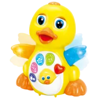 Joc educativ Hola Toys Funny Toys Dancing Duck 808 0.6+ / Yellow photo 3