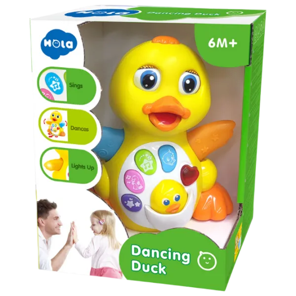 Развивающий набор Hola Toys Funny Toys Dancing Duck 808 0.6+ / Желтый photo 6