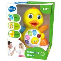 Joc educativ Hola Toys Funny Toys Dancing Duck 808 0.6+ / Yellow photo 6