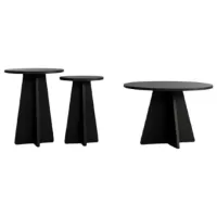 Set măsuțe de cafea Trendy Ciuperca 3 Ciuperca 3 Black