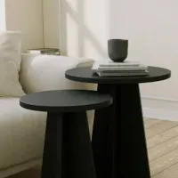 Set măsuțe de cafea Trendy Ciuperca 2 GTR000752 Black photo 5
