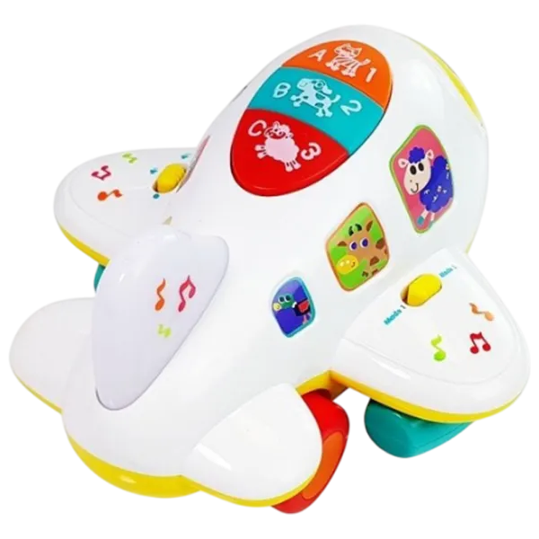 Развивающий набор Hola Toys Baby Intelligence Airplane 6103 1+ / Белый photo 2