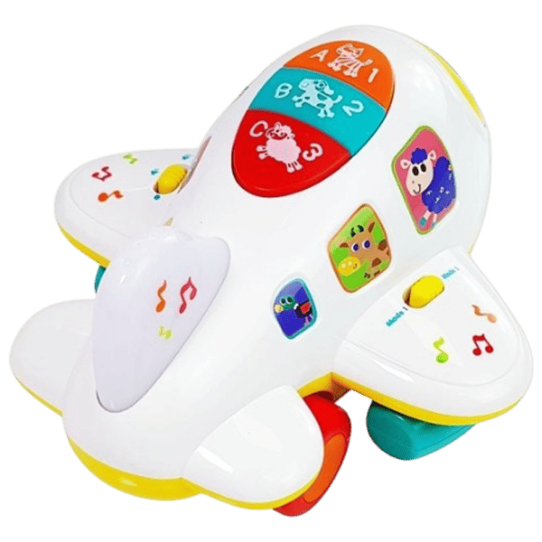 Развивающий набор Hola Toys Baby Intelligence Airplane 6103 1+ / Белый photo 2