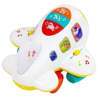Joc educativ Hola Toys Baby Intelligence Airplane 6103 1+ / White photo 2