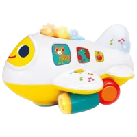 Joc educativ Hola Toys Baby Intelligence Airplane 6103 1+ / White photo 3