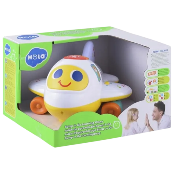 Развивающий набор Hola Toys Baby Intelligence Airplane 6103 1+ / Белый photo 5