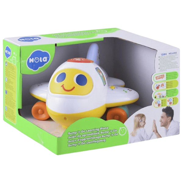 Развивающий набор Hola Toys Baby Intelligence Airplane 6103 1+ / Белый photo 5