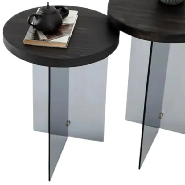 Набор журнальных столиков Trendy Serenity 2 GTR000904 Черный photo 5