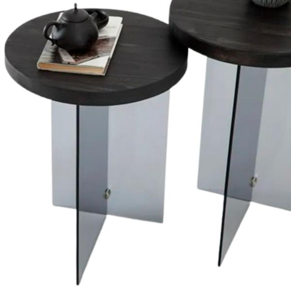 Набор журнальных столиков Trendy Serenity 2 GTR000904 Черный photo 5