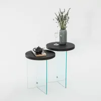 Set măsuțe de cafea Trendy Serenity 2 GTR000905 Anthracite photo 2