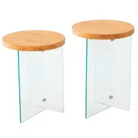 Set măsuțe de cafea Trendy Serenity 2 GTR000906 Stejar Sonoma