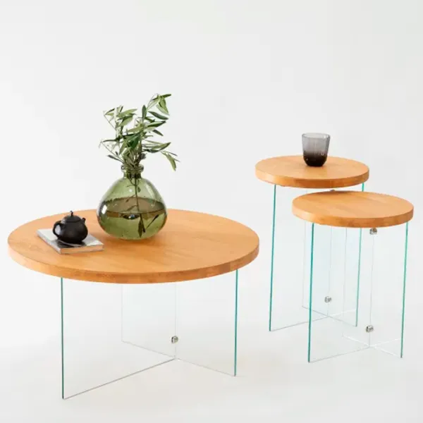 Set măsuțe de cafea Trendy Serenity 2 GTR000906 Stejar Sonoma photo 5