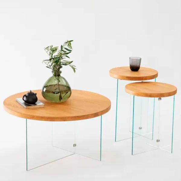 Set măsuțe de cafea Trendy Serenity 2 GTR000906 Stejar Sonoma photo 5