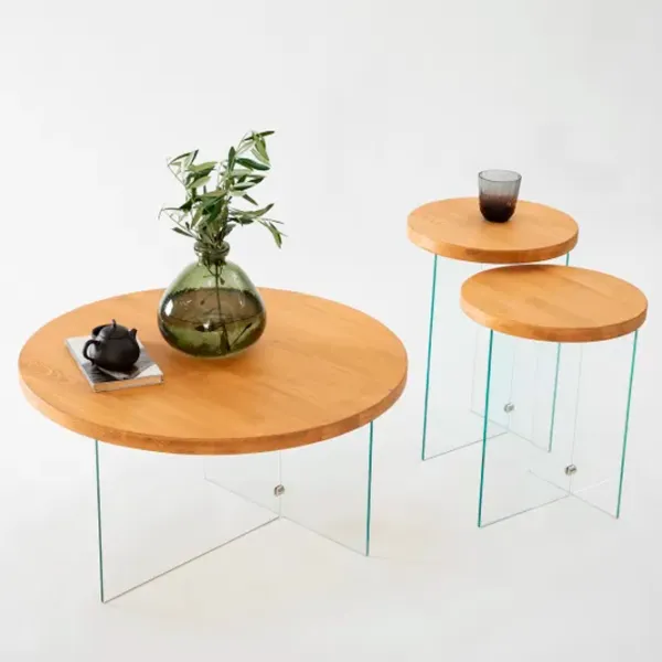 Set măsuțe de cafea Trendy Serenity 2 GTR000906 Stejar Sonoma photo 6