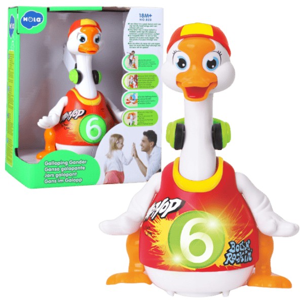 Joc educativ Hola Toys Swing Goose 828 1.5+ / White photo 1