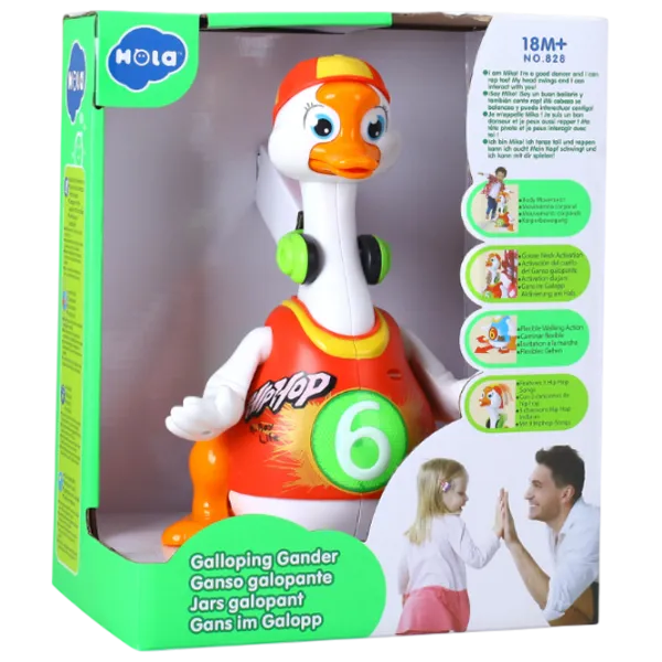 Joc educativ Hola Toys Swing Goose 828 1.5+ / White photo 8
