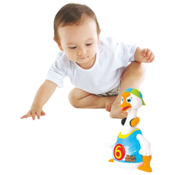 Joc educativ Hola Toys Swing Goose 828 1.5+ / White photo 11