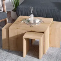 Набор журнальных столиков Trendy Ortanca GTR000574 Дуб Сонома photo 5