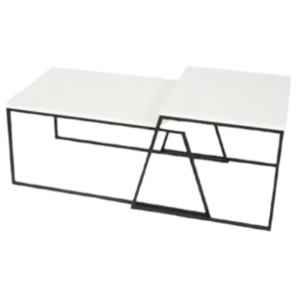 Set măsuțe de cafea Trendy Orta Sehpa GTR000570 White photo 1