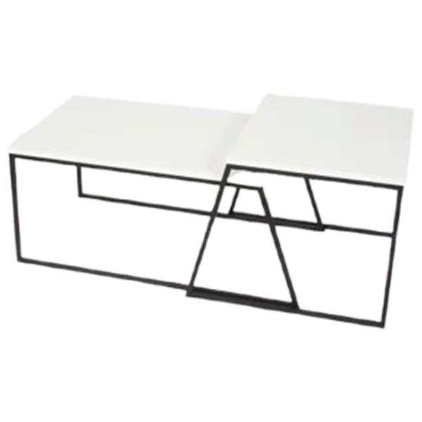Set măsuțe de cafea Trendy Orta Sehpa GTR000570 White photo 1