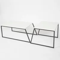 Набор журнальных столиков Trendy Orta Sehpa GTR000570 Белый photo 2