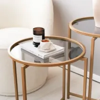 Set măsuțe de cafea Trendy S406 GTR000850 Gold photo 7