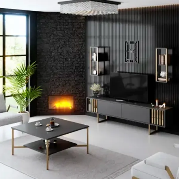 Măsuță de cafea Trendy Gold Line GTR006161 Black photo 5