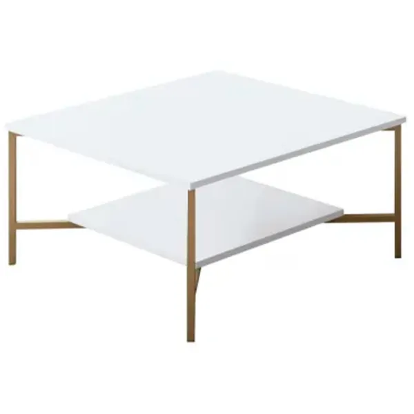 Măsuță de cafea Trendy Gold Line GTR006163 White photo 1