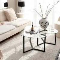 Набор журнальных столиков Trendy Bellisimo GTR000867 Черный photo 2