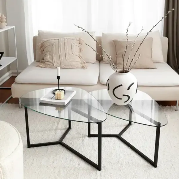 Набор журнальных столиков Trendy Bellisimo GTR000867 Черный photo 3