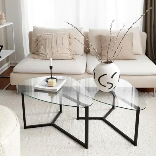 Набор журнальных столиков Trendy Bellisimo GTR000867 Черный photo 3