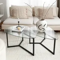 Набор журнальных столиков Trendy Bellisimo GTR000867 Черный photo 5