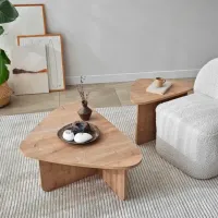 Set măsuțe de cafea Trendy Ballare GTR006184 Stejar Sonoma photo 6