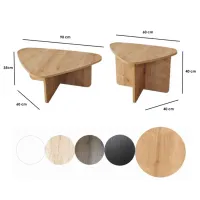 Set măsuțe de cafea Trendy Ballare GTR006184 Stejar Sonoma photo 8