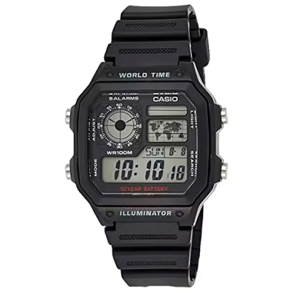 Ceas de mână pentru bărbați Casio AE-1200WH-1AVEF Cuarț / 45 x 42 mm photo 1