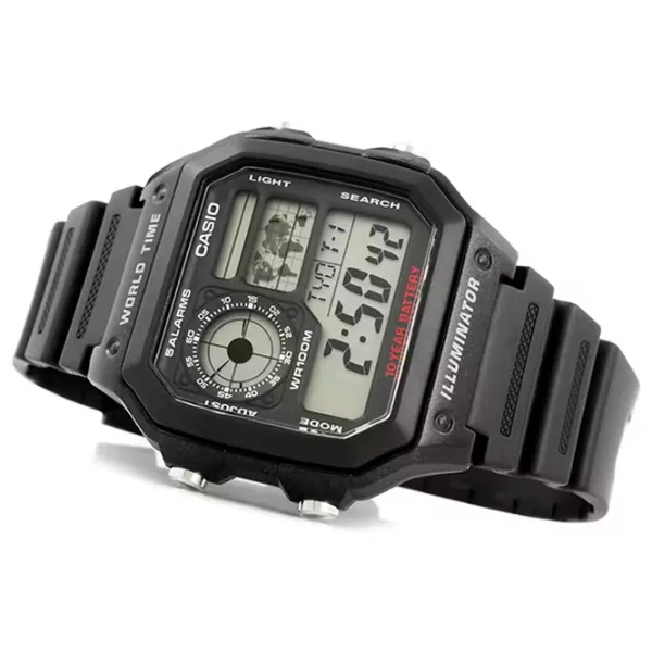 Ceas de mână pentru bărbați Casio AE-1200WH-1AVEF Cuarț / 45 x 42 mm photo 2