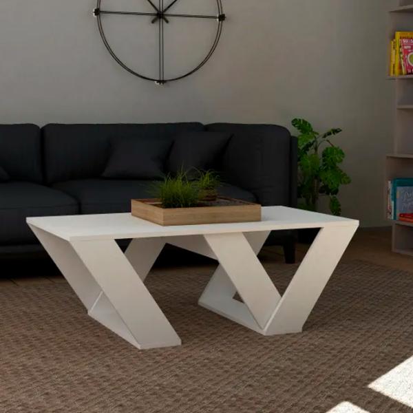 Măsuță de cafea Trendy Pipra GTR000579 White photo 2