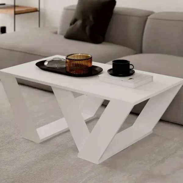 Măsuță de cafea Trendy Pipra GTR000579 White photo 3